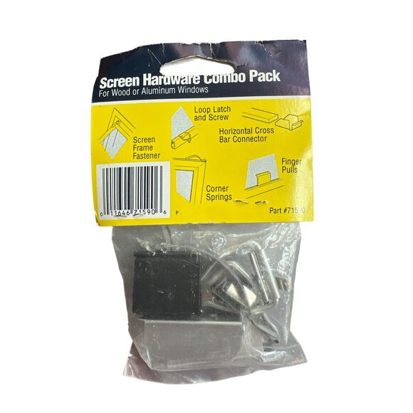 New York Wire Screen Hardware Combo Pack Wood Aluminum Windows NEW Sealed - Picture 3 of 3